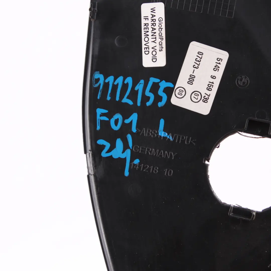  Dashboard Trim BMW F01 F02 Interior Side Panel Left N/S Dash Cover Black - SKU 9112155 - Part number 9112155