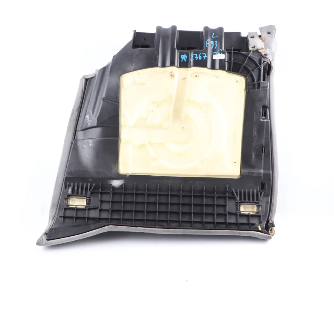 BMW E93 Convertible Seat Couch Rear Left N/S Bench Cover Cloth Fabric Grey - SKU 9112367 - Part number 9112367