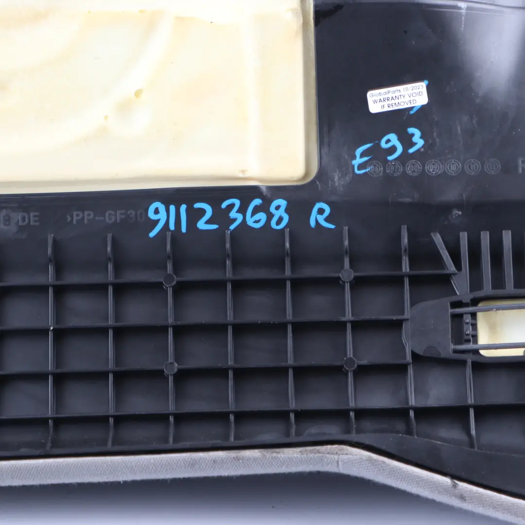 Couch Rear Right O/S Bench Cover Cloth Fabric Grey to BMW E93 Convertible Seat with Part number 9112368 BMW E93 Convertible Seat Couch Rear Right O/S Bench Cover Cloth Fabric Grey - SKU 9112368 - Part number 9112368