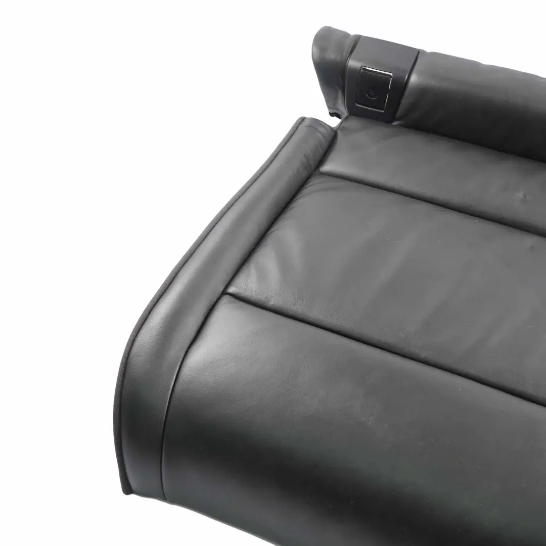 Left N/S Cover Couch Leather Black to Rear Seat BMW E93 Cabrio Convertible with Part number 9112377 Rear Seat BMW E93 Cabrio Convertible Left N/S Cover Couch Leather Black - SKU 9112377 - Part number 9112377