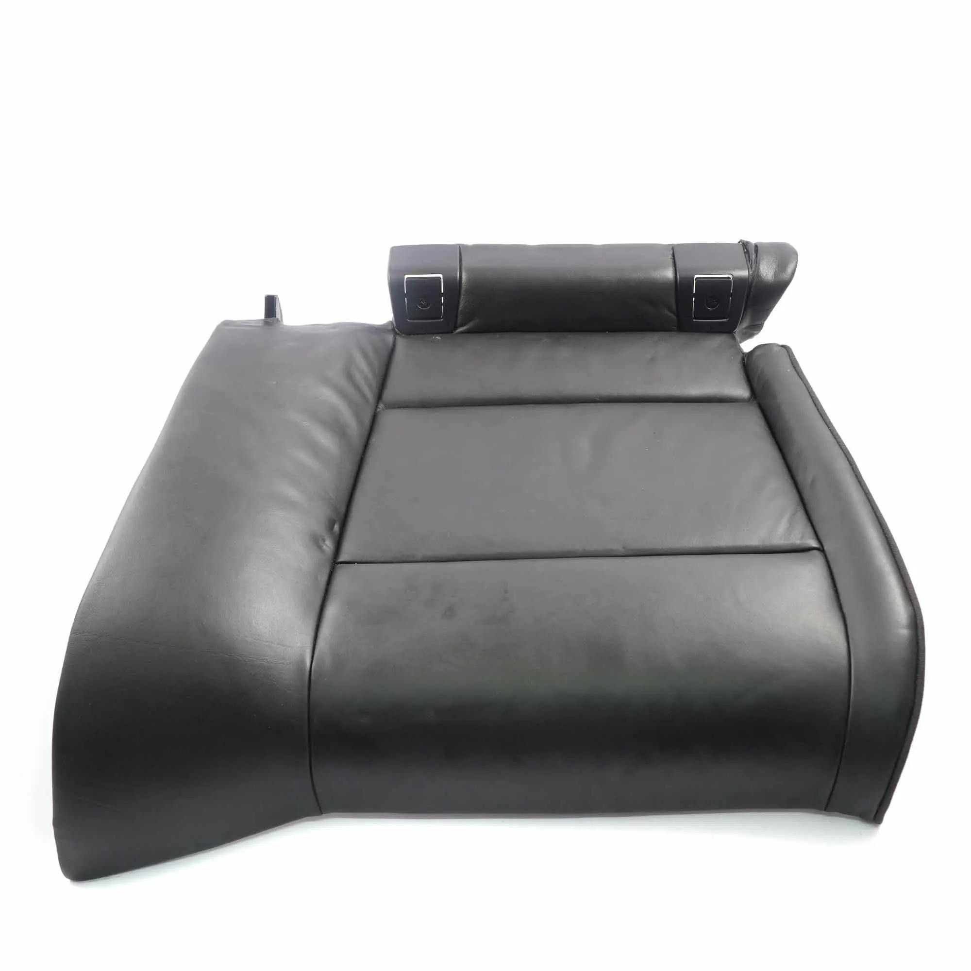 BMW E93 Cabrio Asiento Trasero Izquierdo Funda Sofa Cuero Negro