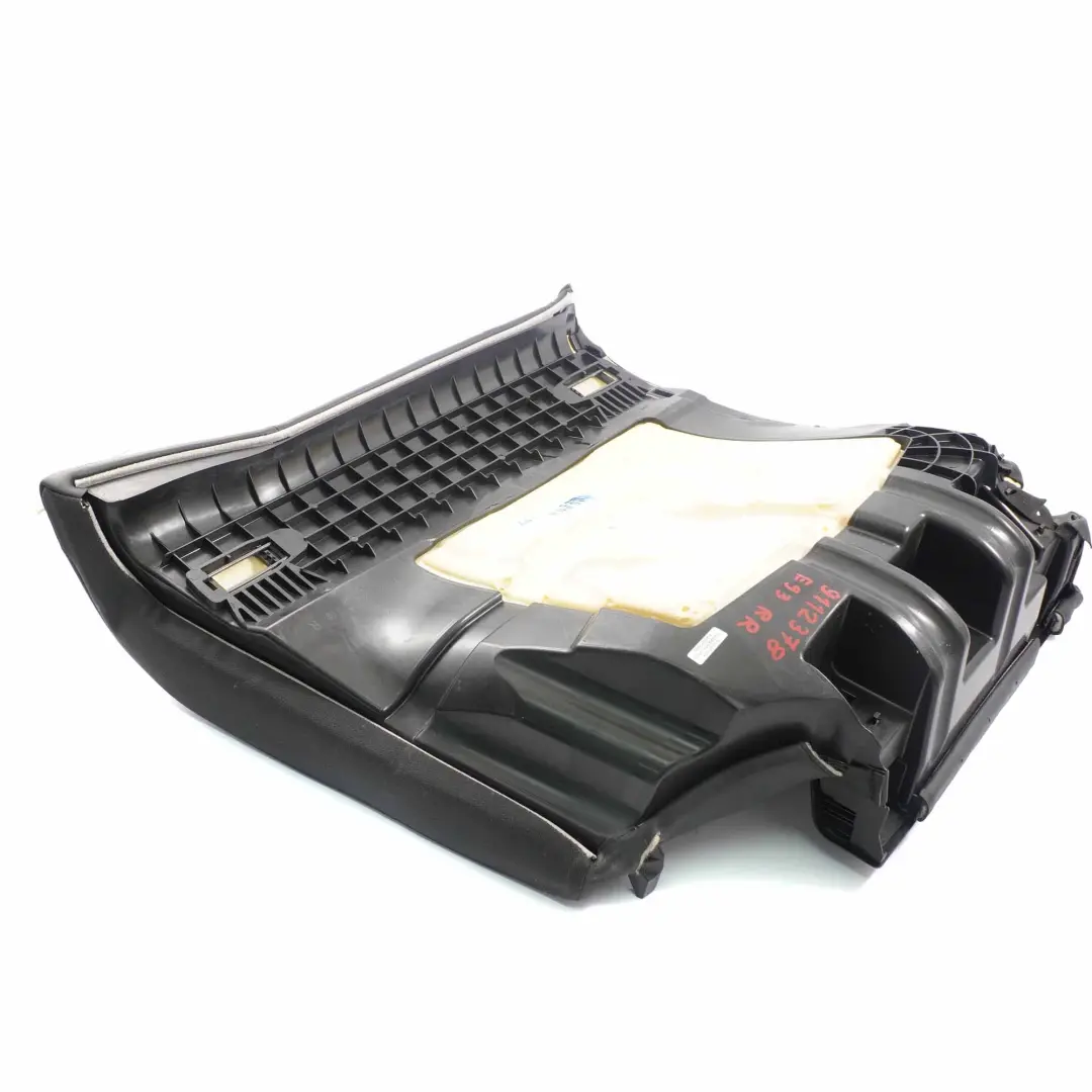 BMW E93 Cabrio Sitzbezug Hinten Rechts Leder Walknappa Schwarz - SKU 9112378 - Teilenummer 9112378