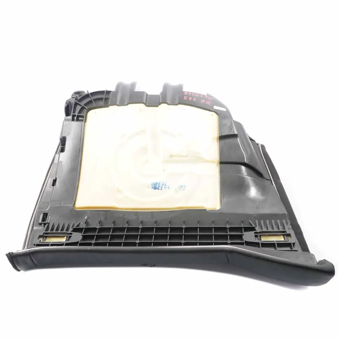 Housse de Siege Arriere Droite Cuir Walknappa Noir pour BMW E93 Cabriolet à propos du numéro de pièce 9112378 BMW E93 Cabriolet Housse de Siege Arriere Droite Cuir Walknappa Noir - SKU 9112378 - Numéro de pièce 9112378