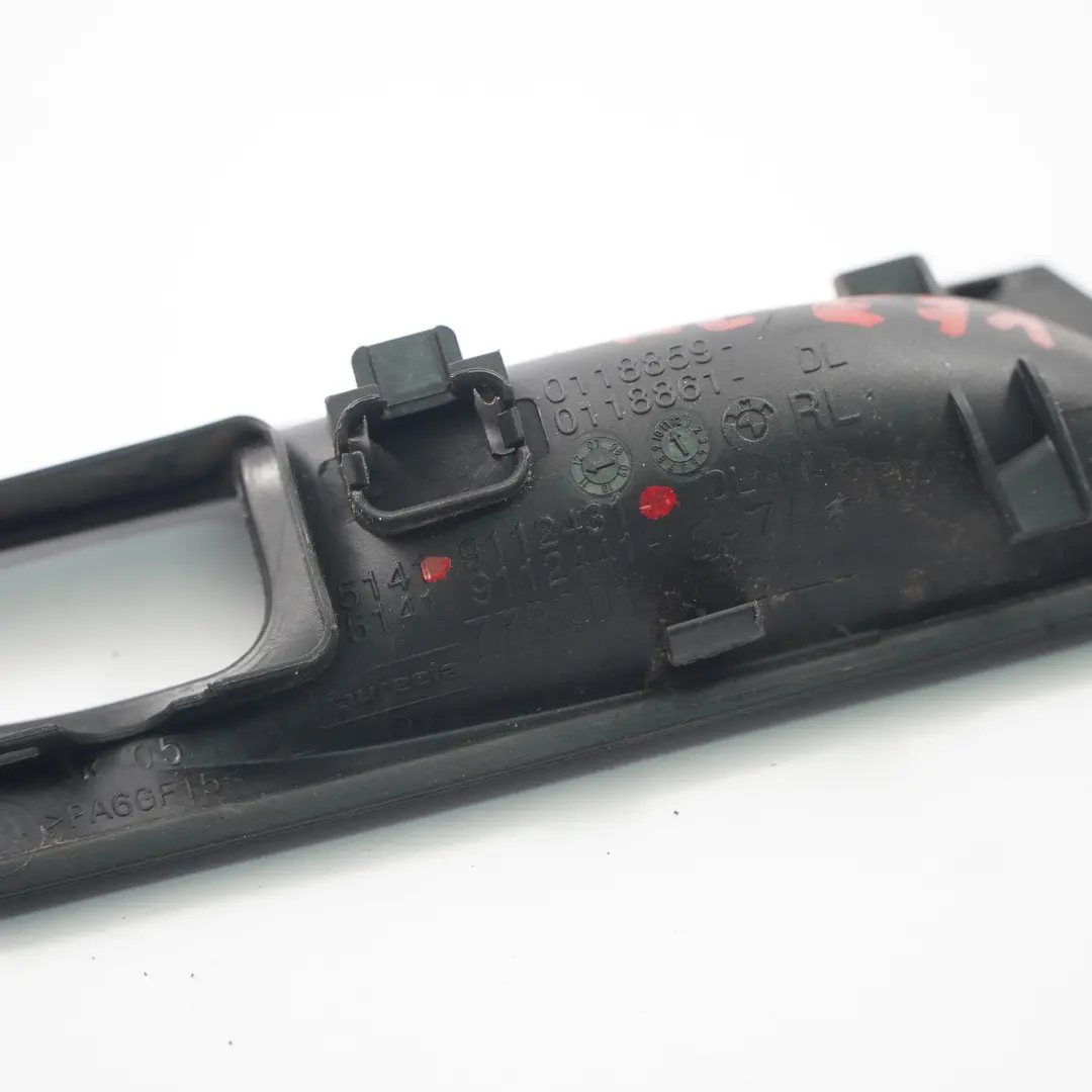 Door Opener Grab Rear Left N/S Interior Cover Trim Black to BMW X6 E71 with Part number 9112431 BMW X6 E71 Door Opener Grab Rear Left N/S Interior Cover Trim Black - SKU 9112431 - Part number 9112431