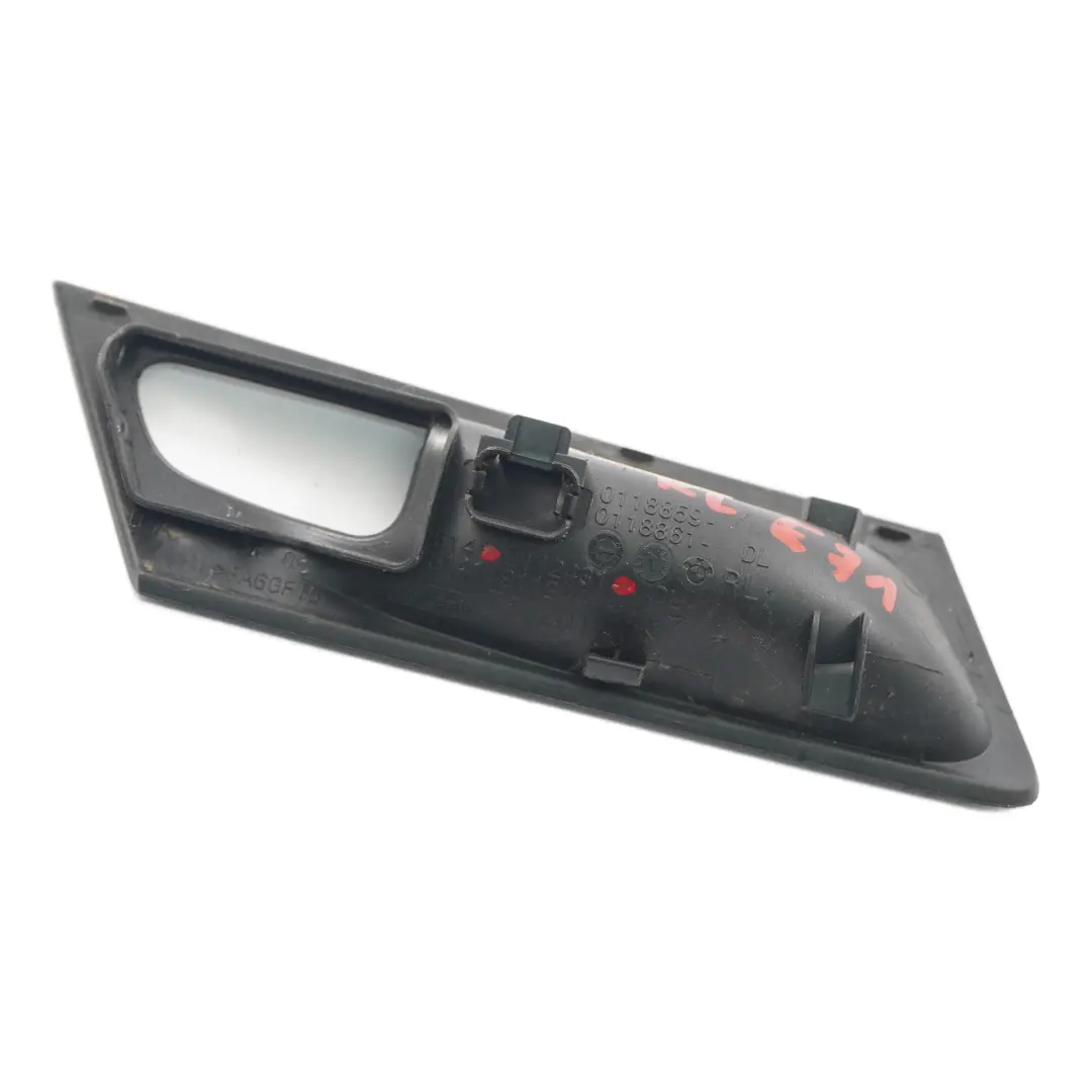 Tür öffner griff hinten links Innen verkleidung schwarz für BMW X6 E71 mit Teilenummer 9112431 BMW X6 E71 Tür öffner griff hinten links Innen verkleidung schwarz - SKU 9112431 - Teilenummer 9112431