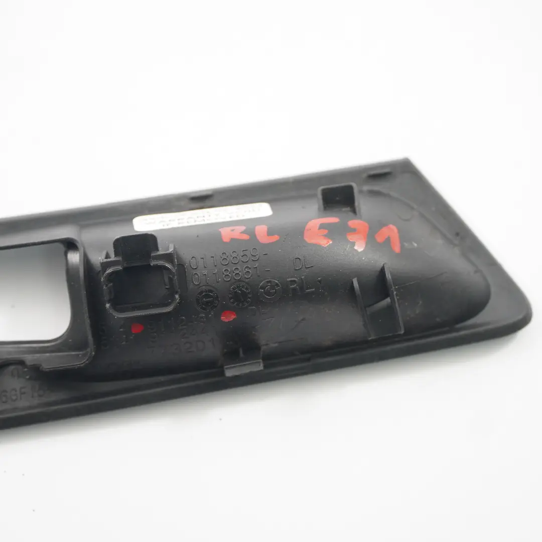 Door Opener Grab Rear Left N/S Interior Cover Trim Black BMW X6 E71 - SKU 9112431 - Part number 9112431