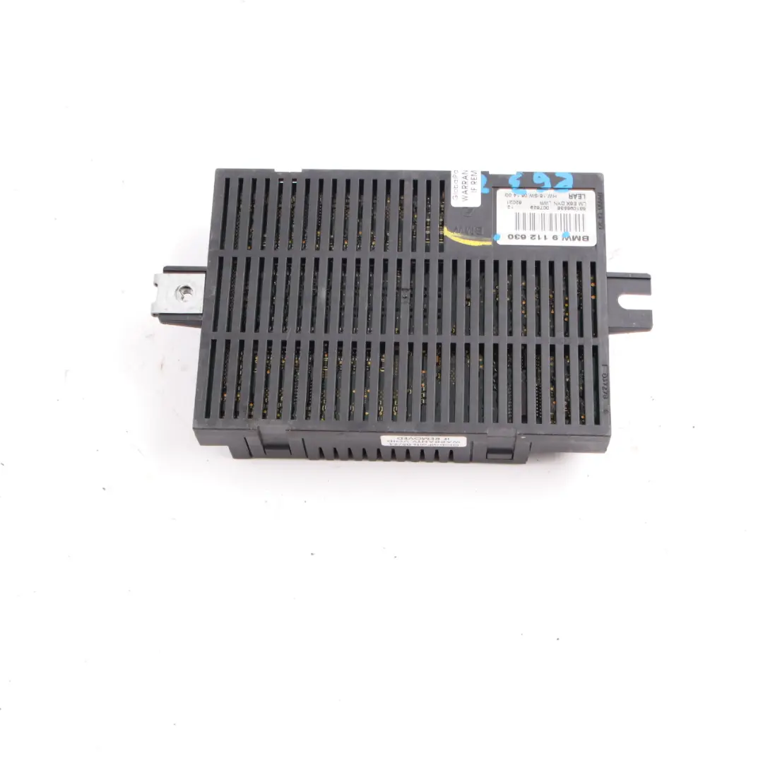 BMW E63 Light Control Unit Module LCM LM E6X DYN LWR LEAR - SKU 9112630 - Part number 9112630