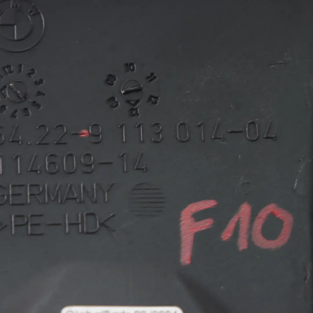 BMW F01 F10 F11 F12 Conducto aire cabina trasera delantera derecha - SKU 9113014 - Número de pieza 9113014