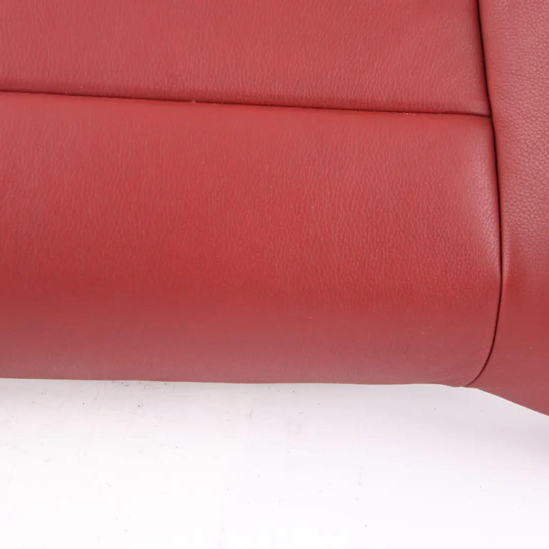 Coral Red Leather Rear Left N/S Cover Couch to Rear Seat Cover BMW E93 Cabrio with Part number 9113059 Rear Seat Cover BMW E93 Cabrio Coral Red Leather Rear Left N/S Cover Couch - SKU 9113059 - Part number 9113059