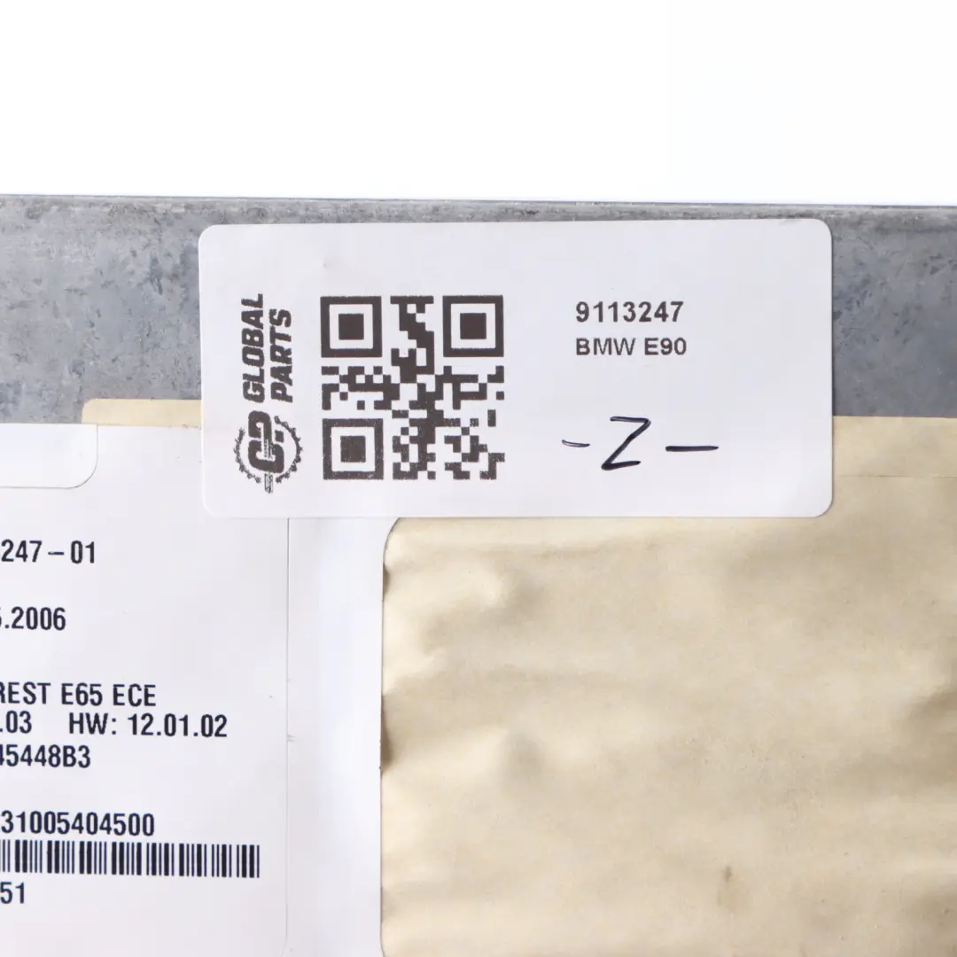 Telematics ECU Control Unit GSM to BMW E61 E65 X5 E70 E90 with Part number 9113247 BMW E61 E65 X5 E70 E90 Telematics ECU Control Unit GSM - SKU 9113247 - Part number 9113247