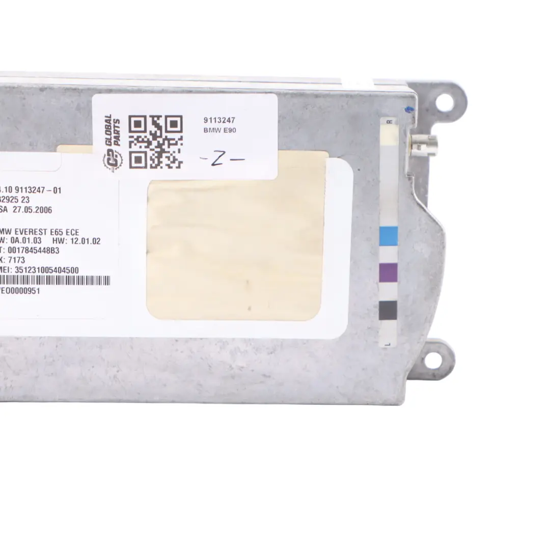 BMW E61 E65 X5 E70 E90 Telematics ECU Control Unit GSM - SKU 9113247 - Part number 9113247