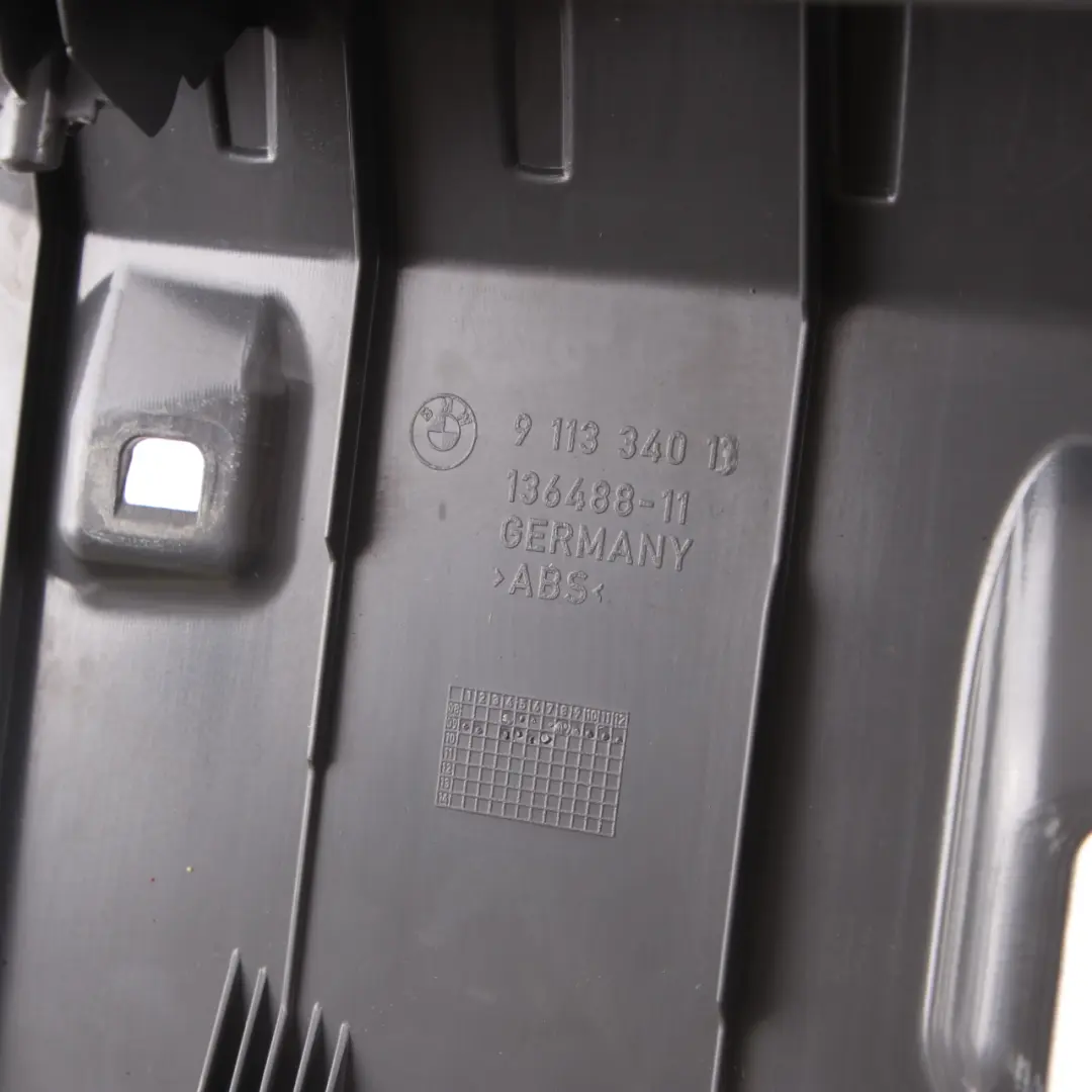 Blende Abdeckung Verkleidung Ladekante Gepäckraumboden Grau für BMW F01 F02 mit Teilenummer 9113340 BMW F01 F02 Blende Abdeckung Verkleidung Ladekante Gepäckraumboden Grau - SKU 9113340 - Teilenummer 9113340