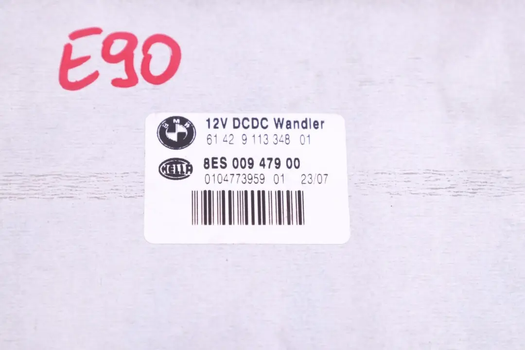 Modulo Convertitore Di Coppia DC/DC Wandler per BMW E81 E87 LCI E90 E91 con numero di parte 9113348 BMW E81 E87 LCI E90 E91 Modulo Convertitore Di Coppia DC/DC Wandler - SKU 9113348 - Numero di parte 9113348