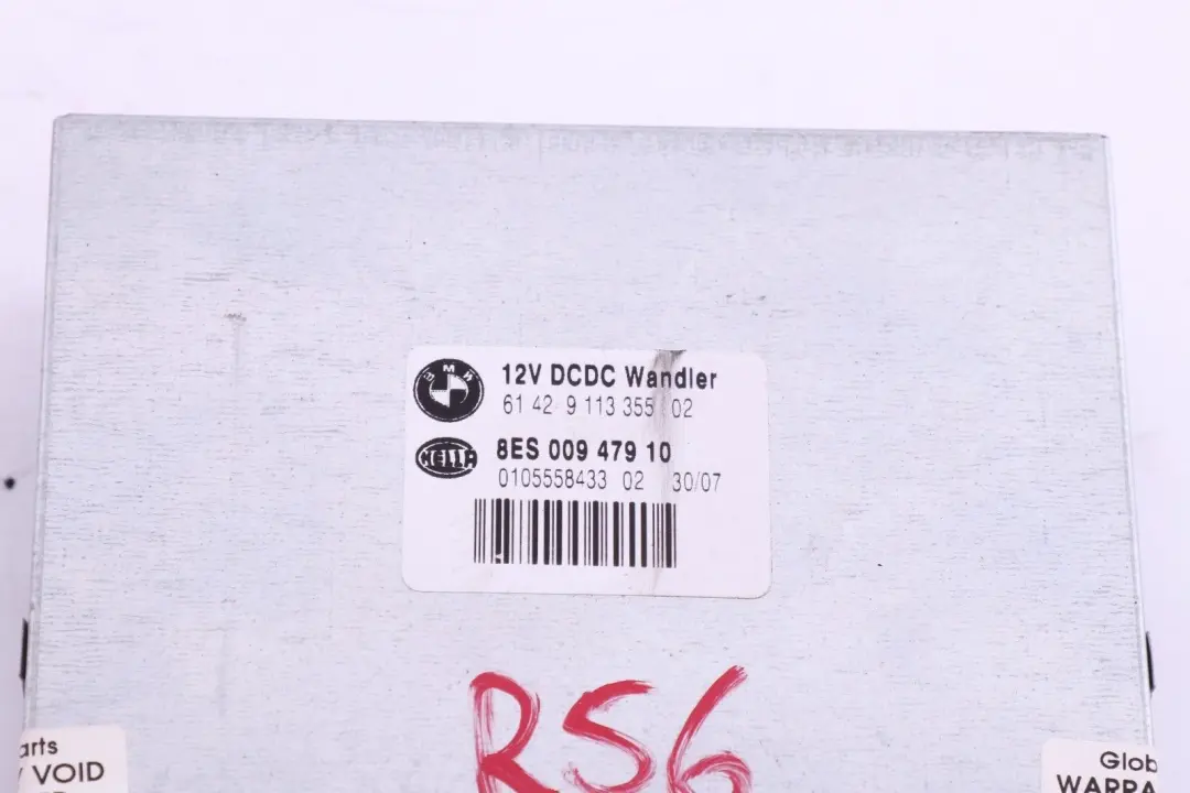 DC/DC Torque Converter Wandler pour BMW E87N E90 E91 Mini Cooper R56 à propos du numéro de pièce 9113355 BMW E87N E90 E91 Mini Cooper R56 DC/DC Torque Converter Wandler - SKU 9113355 - Numéro de pièce 9113355