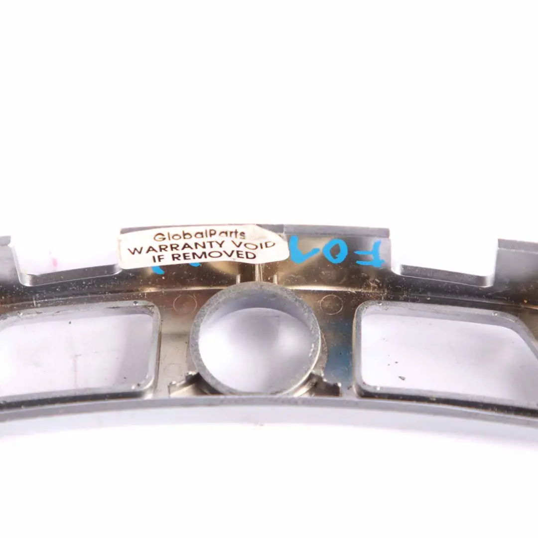 Centre Console Armrest Lock Trim Panel Cover Silver to BMW F01 with Part number 9113685 BMW F01 Centre Console Armrest Lock Trim Panel Cover Silver - SKU 9113685 - Part number 9113685