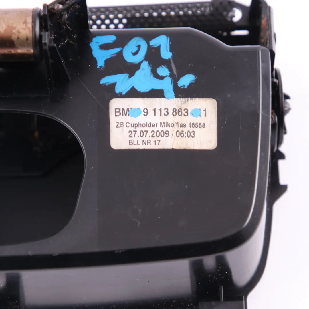 BMW F01 F02 Consola Central Portavasos Madera - SKU 9113863 - Número de pieza 9113863