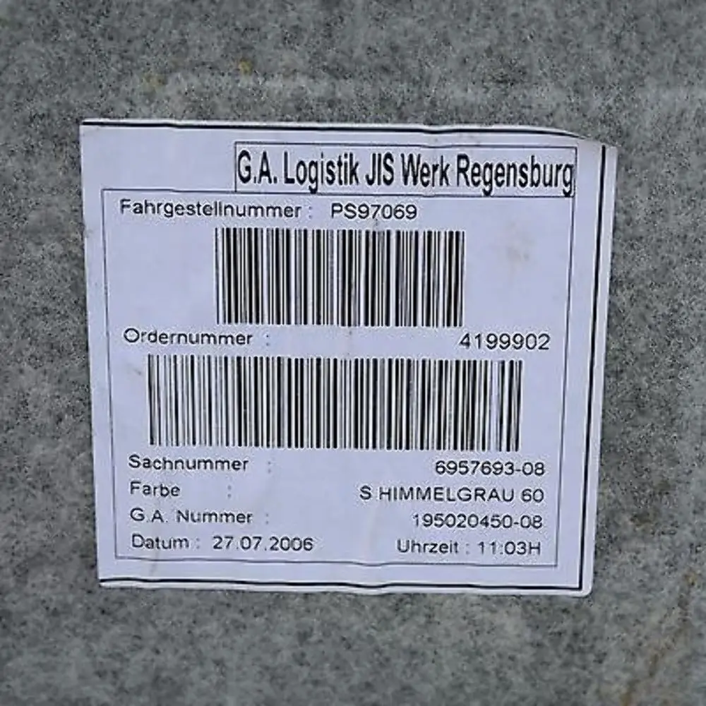 BMW 3 SERIES E92 E92N LCI Coupé Headlining Moulded Roof Lining Grau Grey - SKU 9114173 - Part number 51449114173