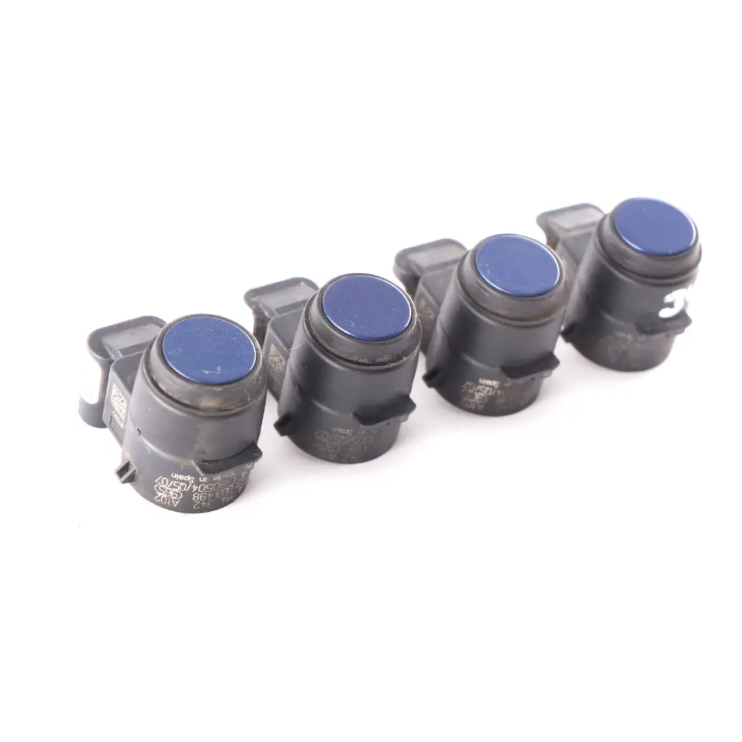 4 x Parking Sensor BMW E81 E87 E90 PDC Ultrasonic Montego Blue A51 Set - SKU 9114342-MTB2 - Part number 9114342