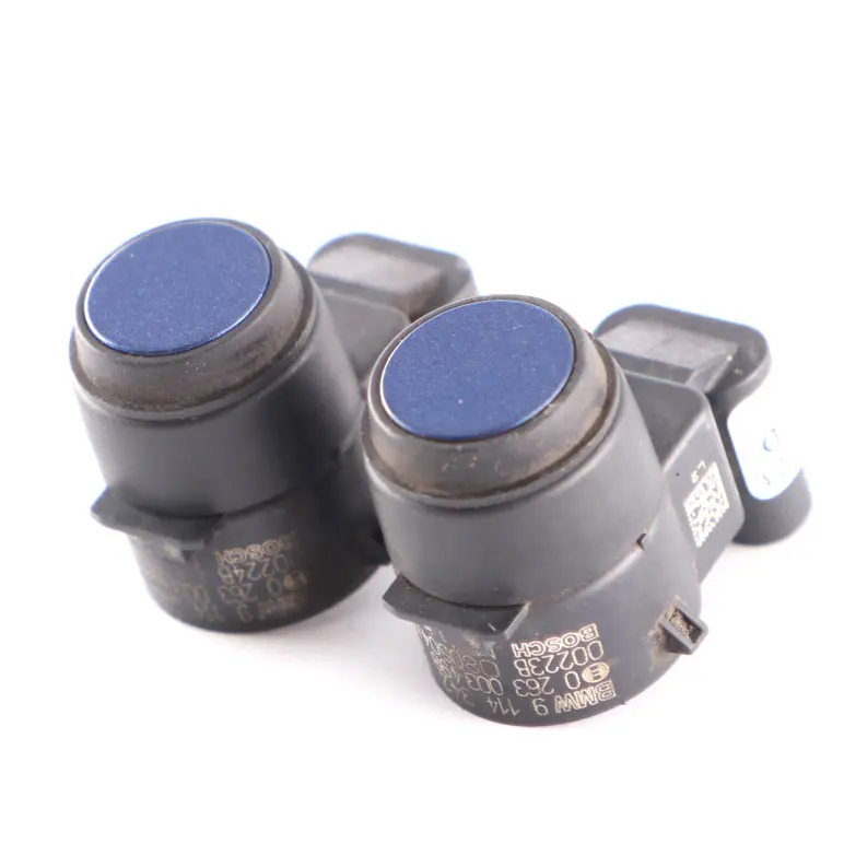 2 x Détecteur stationnement BMW E81 E87 E90 PDC Montego Bleu A51 Set - SKU 9114342-MTB3 - Numéro de pièce 9114342