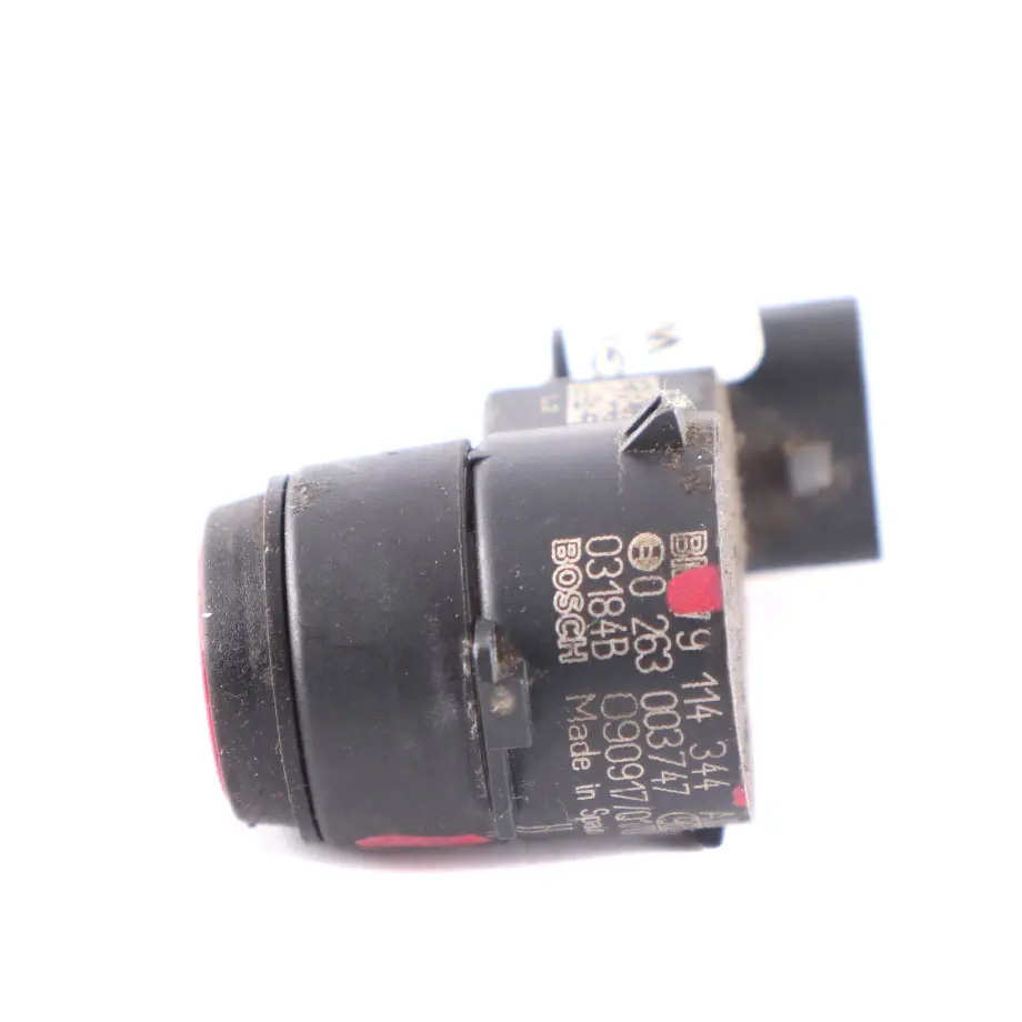 8 x Sensor aparcamiento BMW E81 E87 E90 Ultrasonic PDC Rojo Carmesí Set - SKU 9114344-KAR1 - Número de pieza 9114344