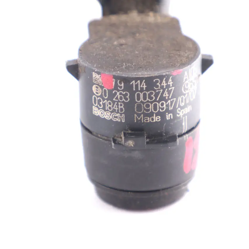 8 x Sensor aparcamiento BMW E81 E87 E90 Ultrasonic PDC Rojo Carmesí Set - SKU 9114344-KAR1 - Número de pieza 9114344
