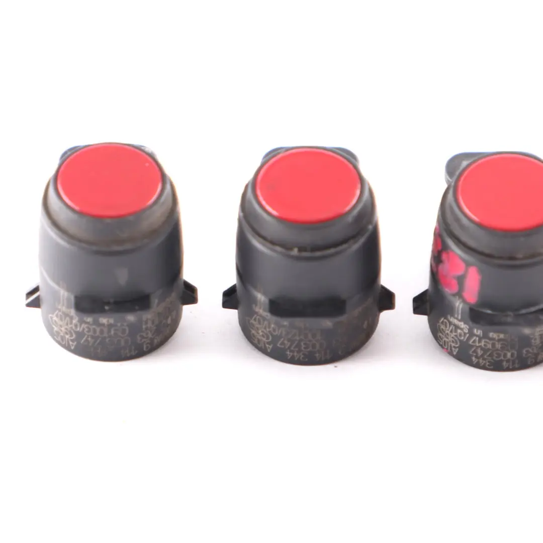 4 x Parking Sensor BMW E81 E87 E90 Ultrasonic PDC Crimson Red A61 Set - SKU 9114344-KAR2 - Part number 9114344