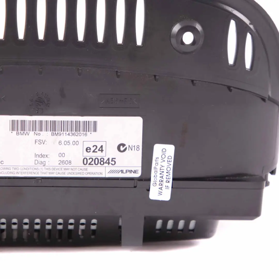 Bord Monitor BMW E60 E63 E90 Armaturenbrett Bildschirm 8,8" - SKU 9114362 - Teilenummer 9114362