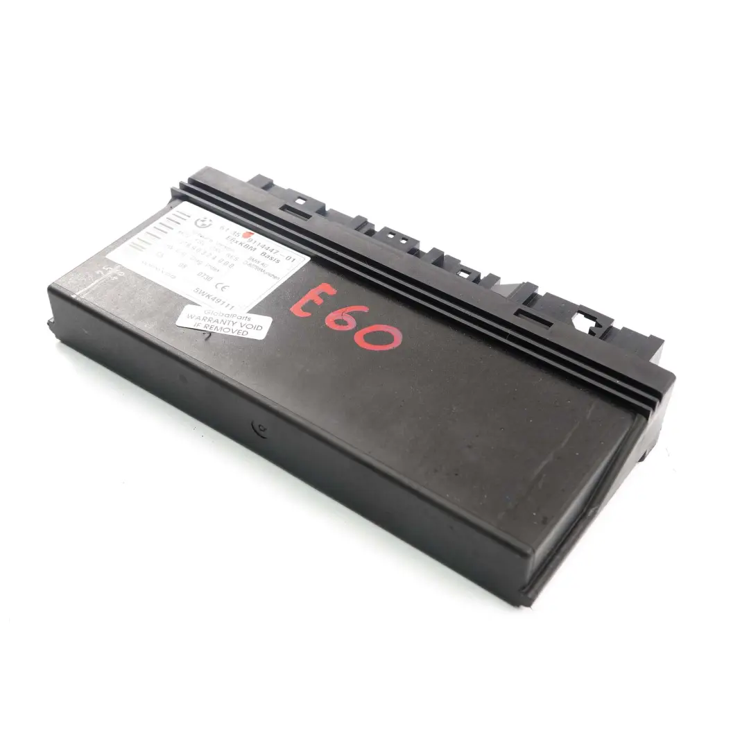  Module BCM BMW E60 E63 E64 Module de contrôle de la carrosserie 6135 - SKU 9114447 - Numéro de pièce 9114447