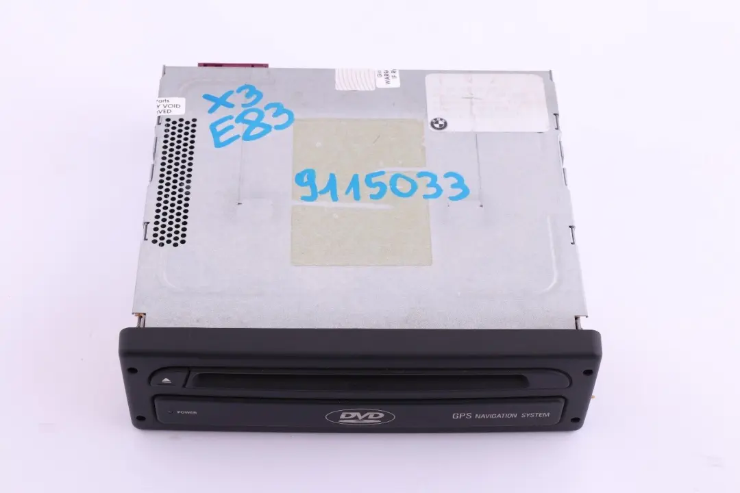 Navigation Computer GPS System DVD Player Unit to BMW E46 E83 E85 with Part number 9115033 BMW E46 E83 E85 Navigation Computer GPS System DVD Player Unit - SKU 9115033 - Part number 9115033