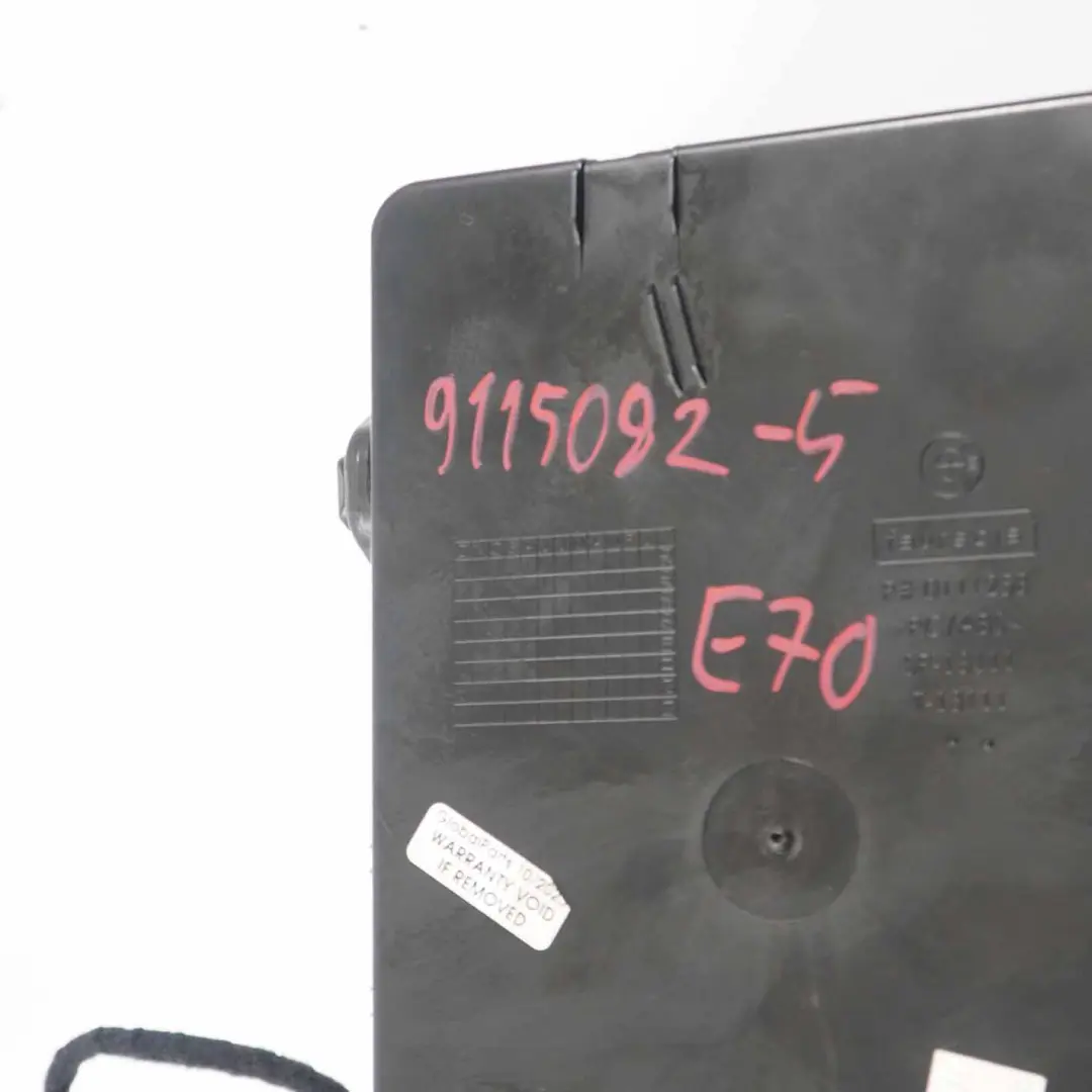  Front Armrest BMW X5 E70 X6 E71 Centre Telephone Storage Black Leather 6969544 - SKU 9115082-5 - Part number 9115082