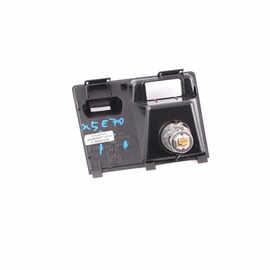 BMW X5 E70 USB AUX Plug Socket Connector Cover Trim Panel Black - SKU 9115084 - Part number 9115084