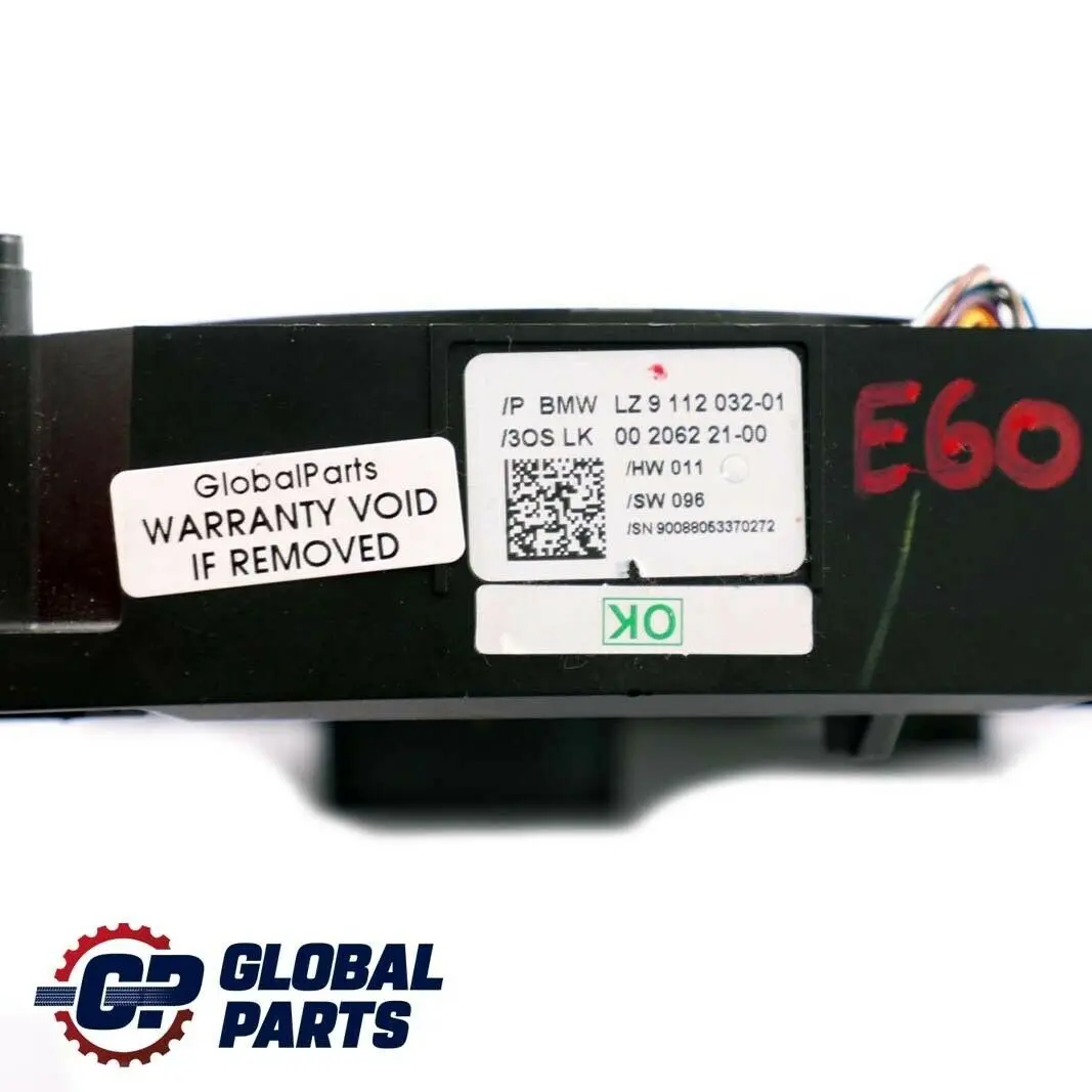 BMW E60 E61 E63 E64 Plaque De Base De L'Interrupteur Colonne Direction - SKU 9115165 - Numéro de pièce 9115165