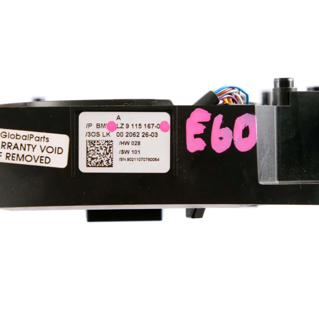 Steering Column Switch Cluster to BMW E60 M5 E63 E64 M6 with Part number 9115167 BMW E60 M5 E63 E64 M6 Steering Column Switch Cluster - SKU 9115167 - Part number 9115167