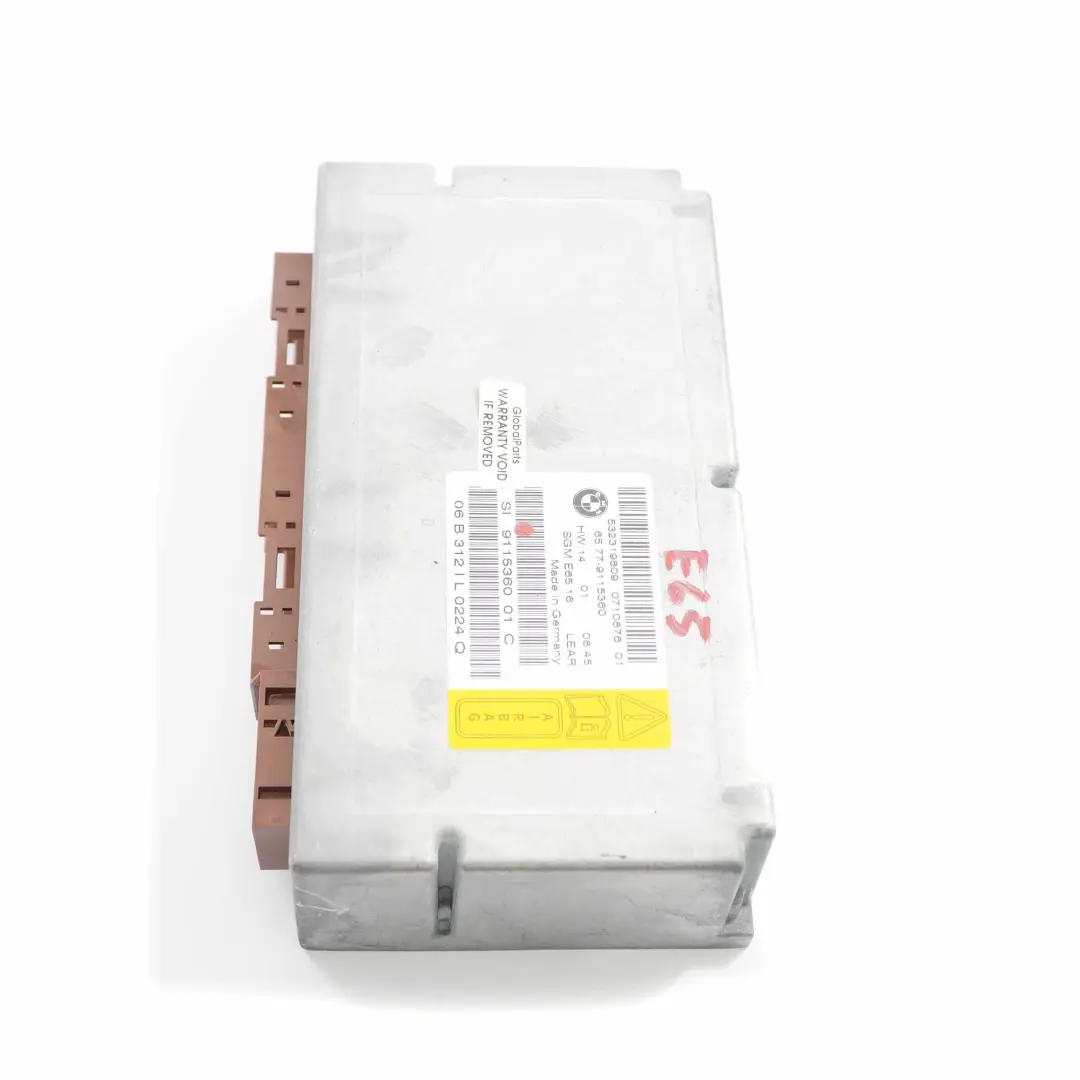 BMW E65 E66 Moduł Sterownik Poduszek - SKU 9115360 - Numer Części 9115360