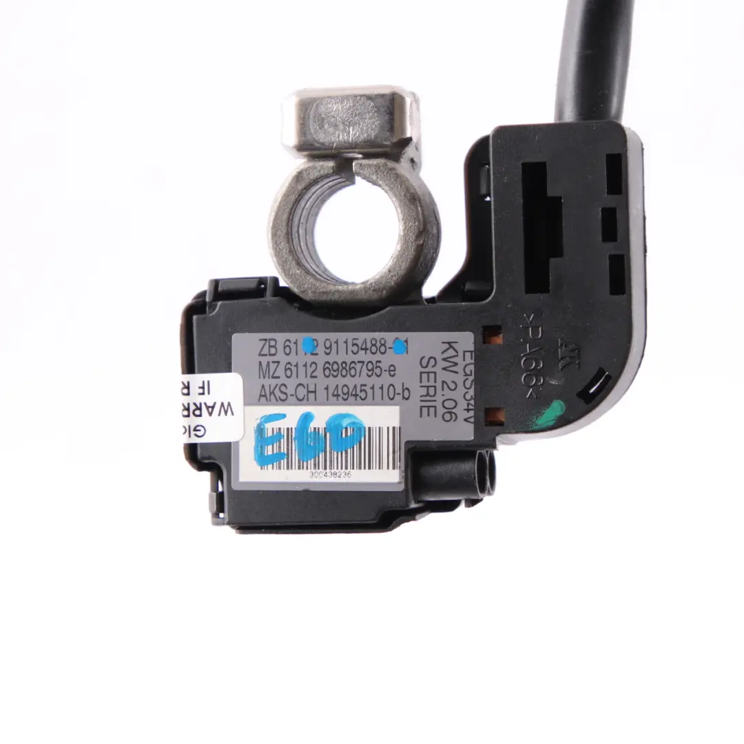 Cavo IBS BMW E60 Cavo negativo batteria Cablaggio Unità di controllo per con numero di parte 9115488 Cavo IBS BMW E60 Cavo negativo batteria Cablaggio Unità di controllo - SKU 9115488 - Numero di parte 9115488