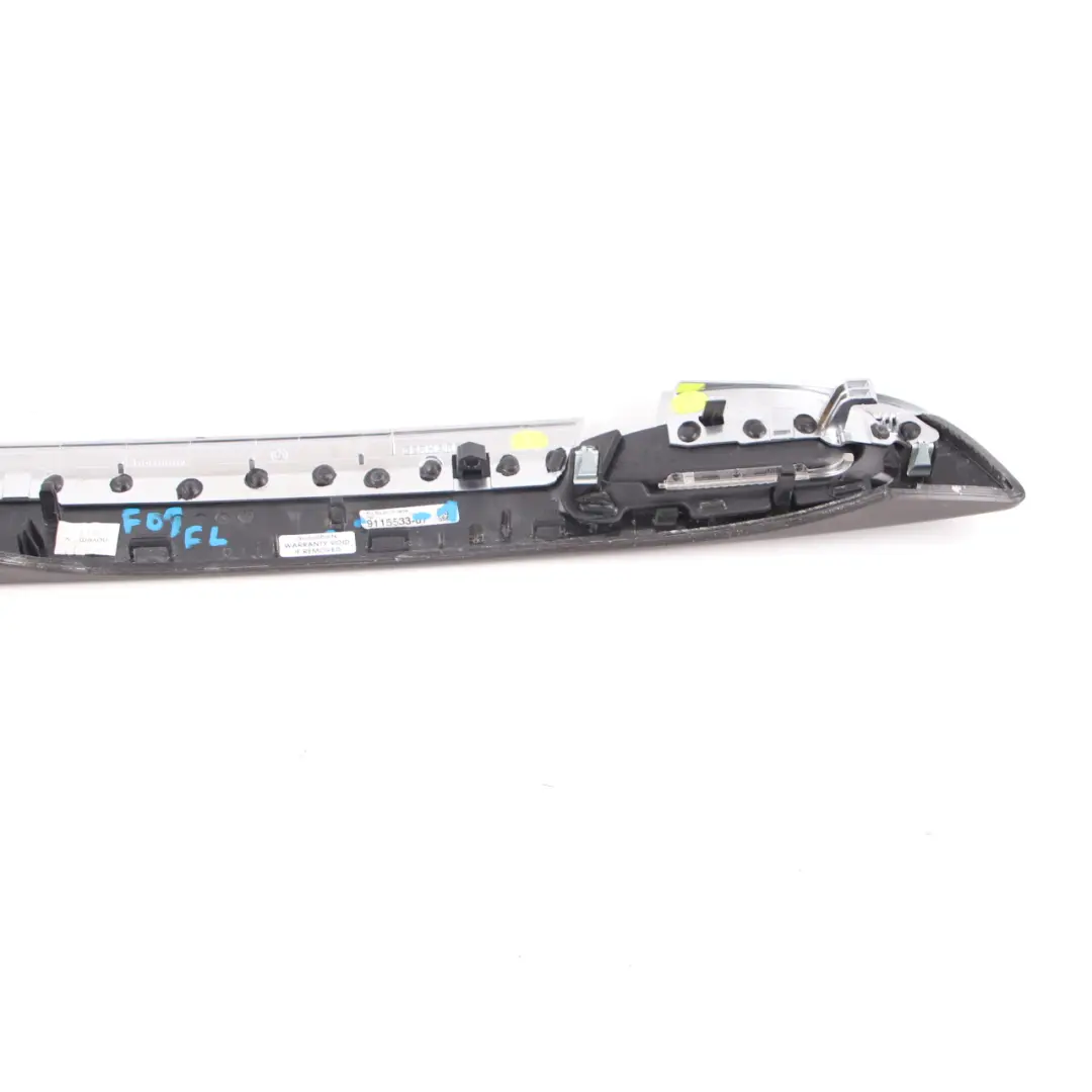  Door Strip BMW F01 F02 Cover Trim Front Left N/S Wood Fineline Gloss - SKU 9115533-1 - Part number 9115533