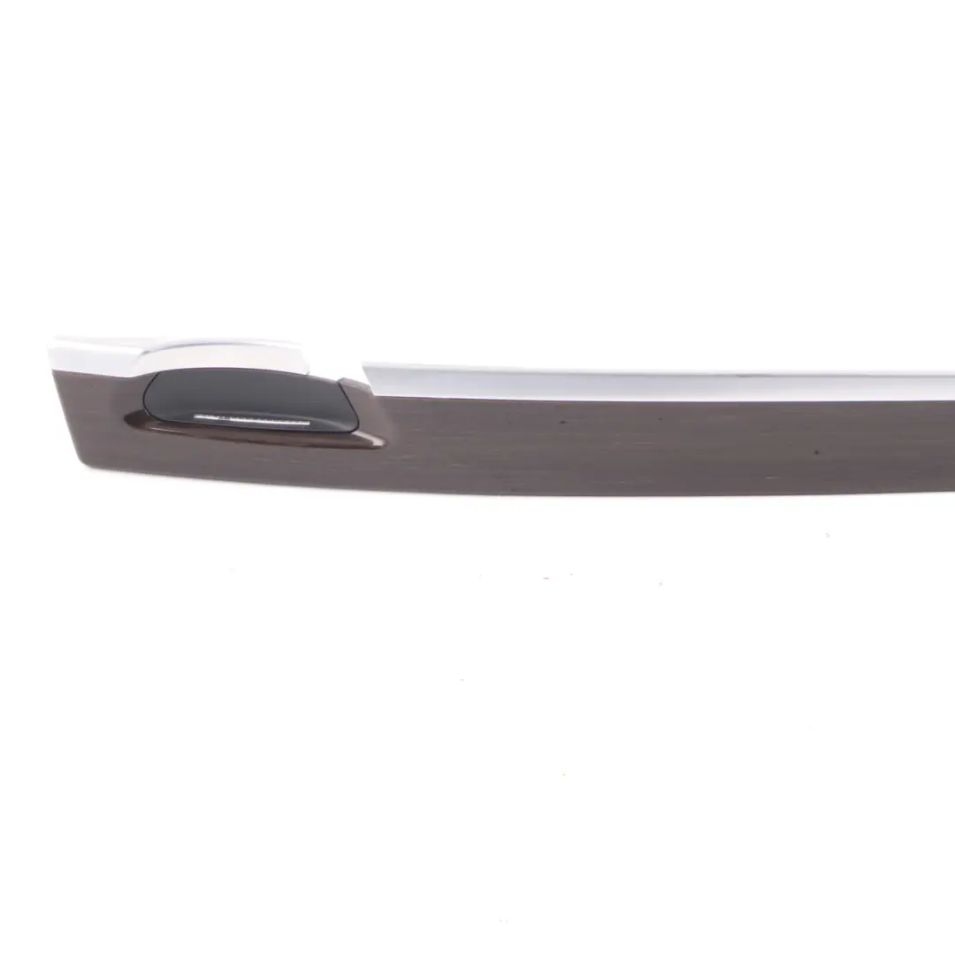BMW F01 Door Card Trim Cover Strip Rear Left N/S Wood Fineline Gleaming - SKU 9115537-1 - Part number 9115537