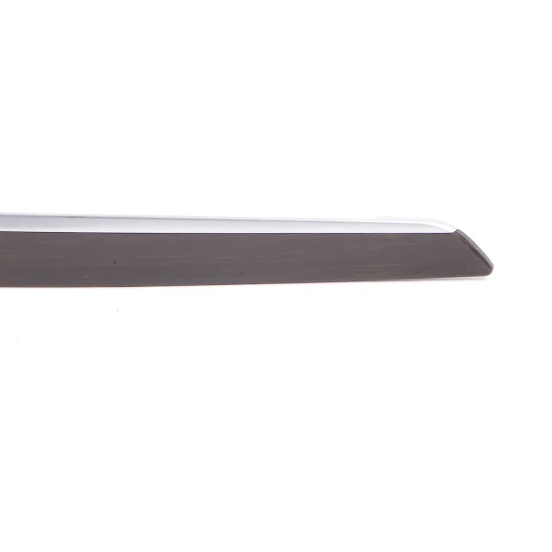 BMW F01 Door Card Trim Cover Strip Rear Left N/S Wood Fineline Gleaming - SKU 9115537-1 - Part number 9115537