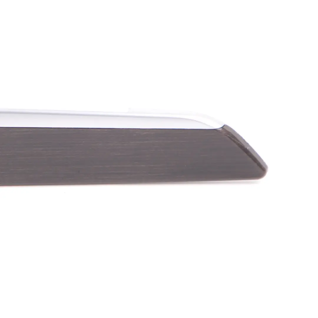 BMW F01 Door Card Trim Cover Strip Rear Left N/S Wood Fineline Gleaming - SKU 9115537-1 - Part number 9115537