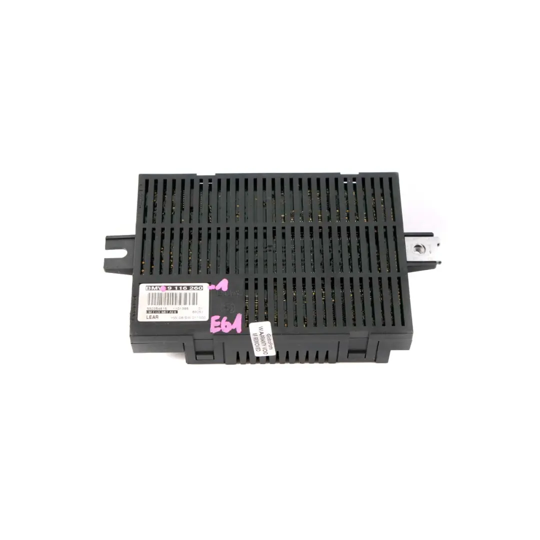 BMW E60 Light Control Module Unit Lear LM F6X Lear - SKU 9116260-1 - Part number 9116260
