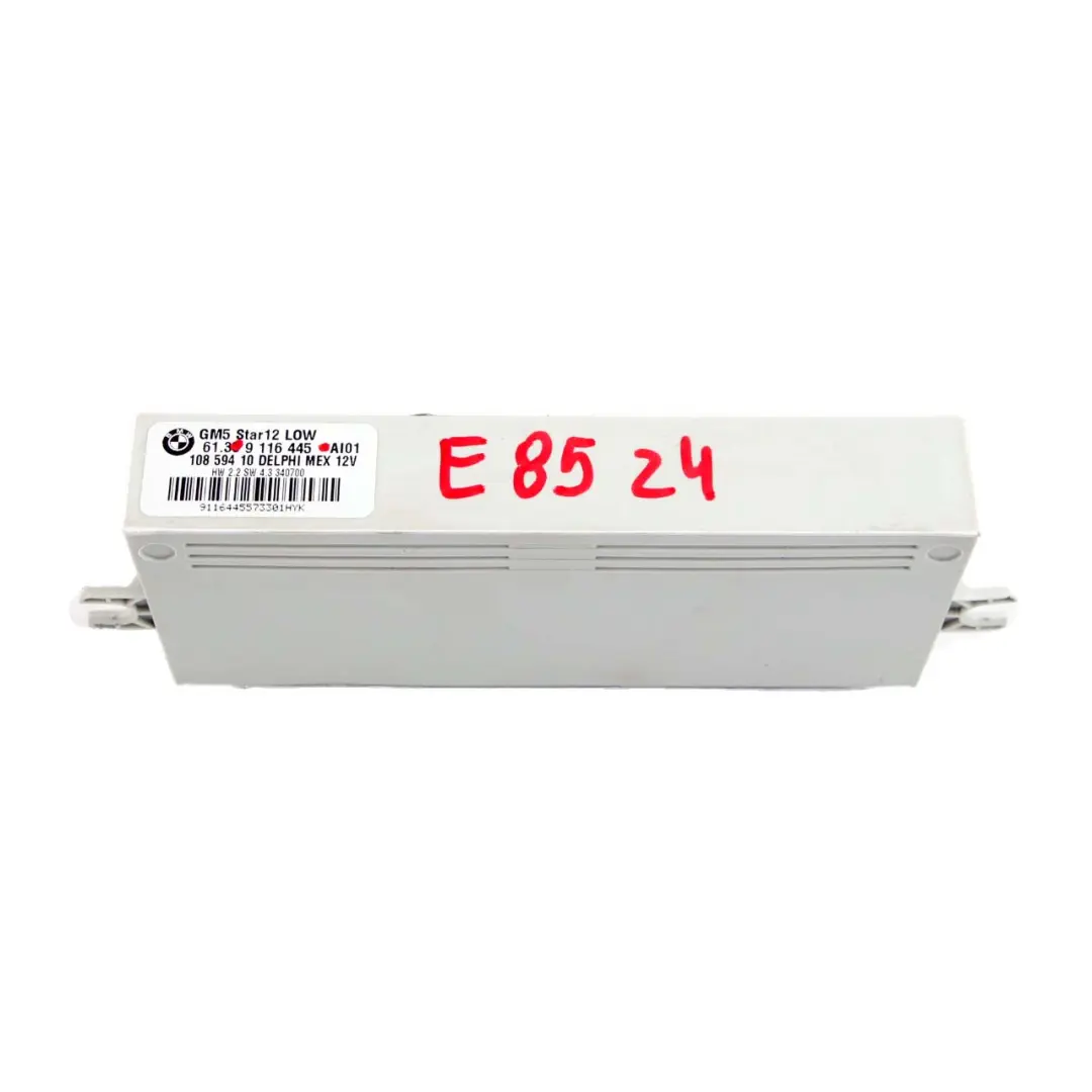Basic Body Control Unit Module GM5 Star12 LOW BMW Z4 E85 E86 - SKU 9116445 - Part number 9116445