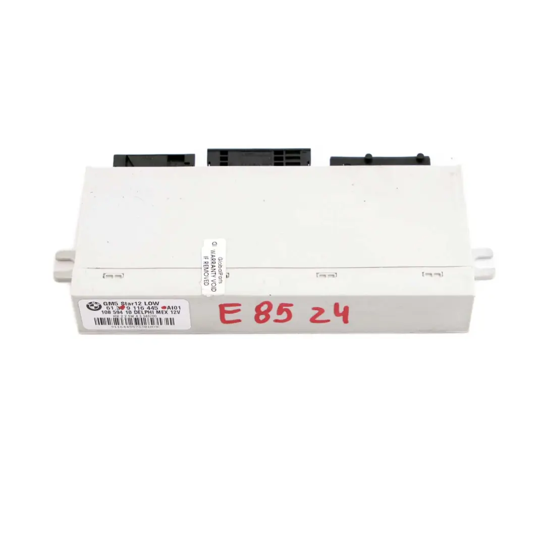 Basic Body Control Unit Module GM5 Star12 LOW BMW Z4 E85 E86 - SKU 9116445 - Part number 9116445