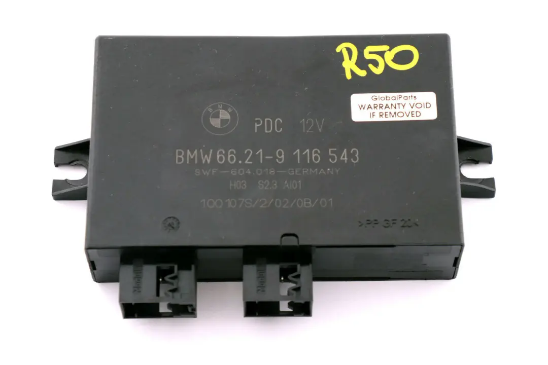 Unité De Contrôle PDC BMW E46 Z4 E85 Mini R50 R53 Module D'Unité pour à propos du numéro de pièce 9116543 Unité De Contrôle PDC BMW E46 Z4 E85 Mini R50 R53 Module D'Unité - SKU 9116543 - Numéro de pièce 9116543