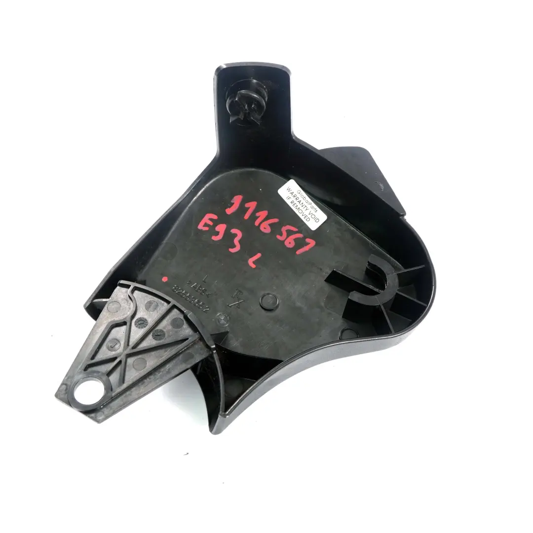 Outer Covering Trim Left pour BMW E93 Convertible à propos du numéro de pièce 9116567 BMW E93 Convertible Outer Covering Trim Left - SKU 9116567 - Numéro de pièce 9116567