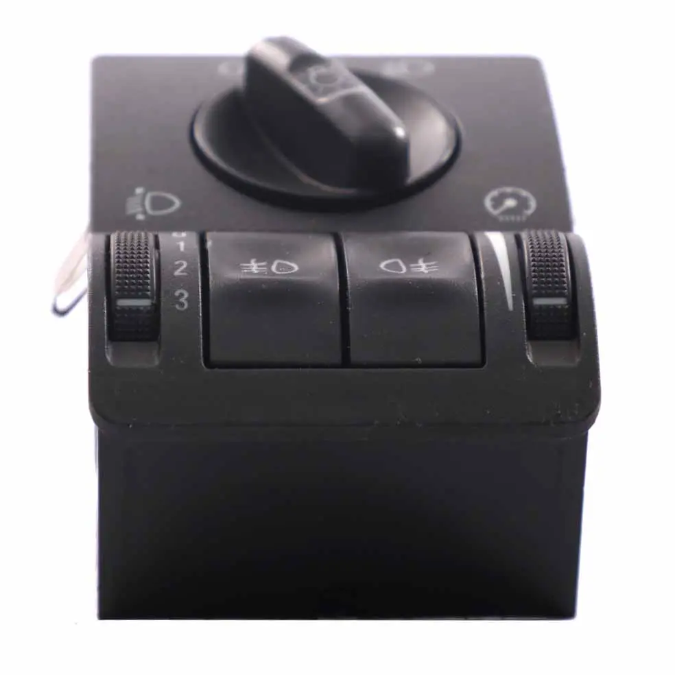  Headlight Switch Opel Corsa C Combo Light Control Unit Panel Black - SKU 9116609 - Part number 9116609