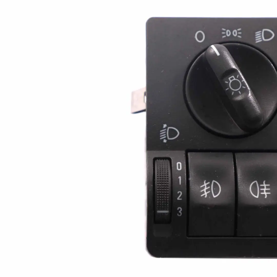  Headlight Switch Opel Corsa C Combo Light Control Unit Panel Black - SKU 9116609 - Part number 9116609