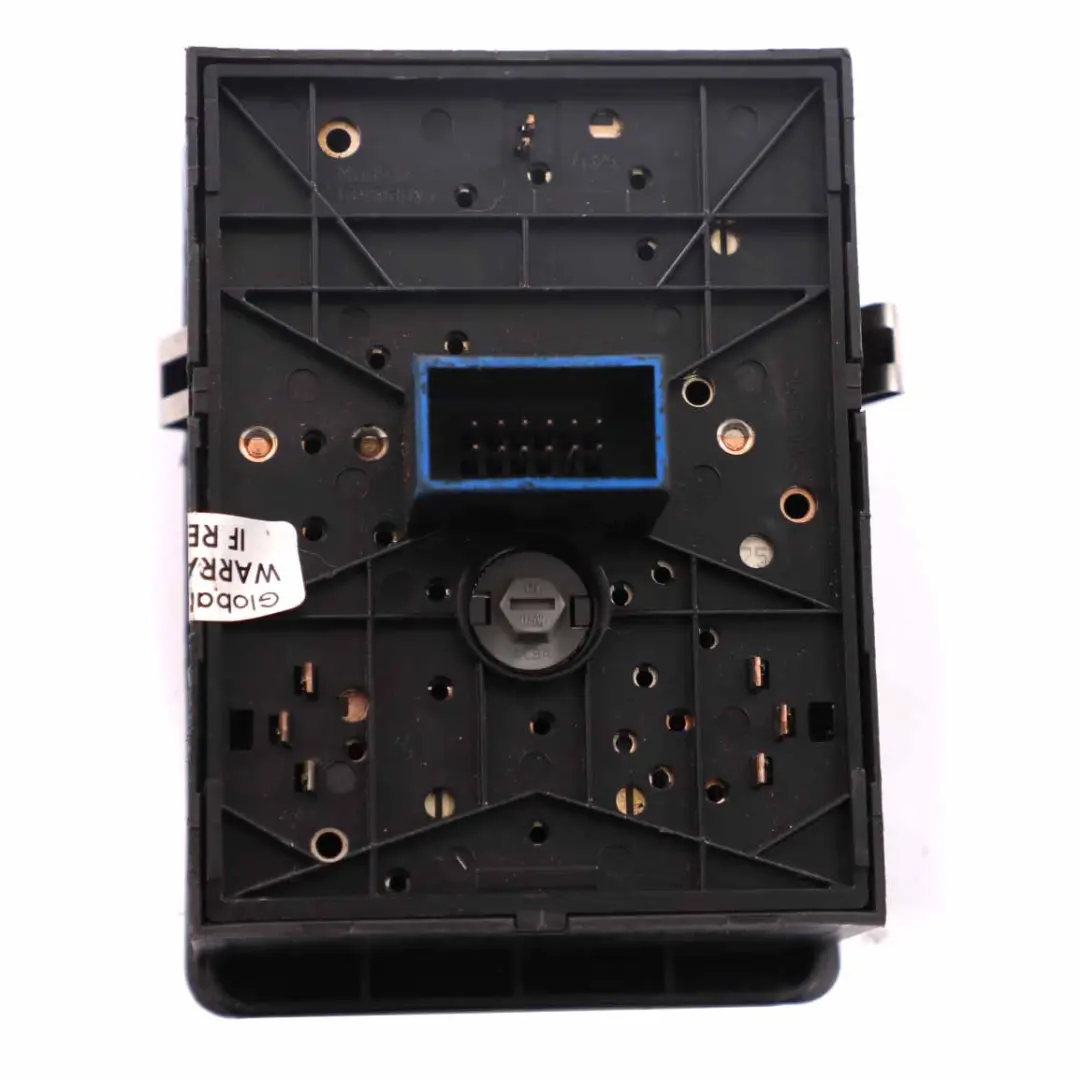  Headlight Switch Opel Corsa C Combo Light Control Unit Panel Black - SKU 9116609 - Part number 9116609