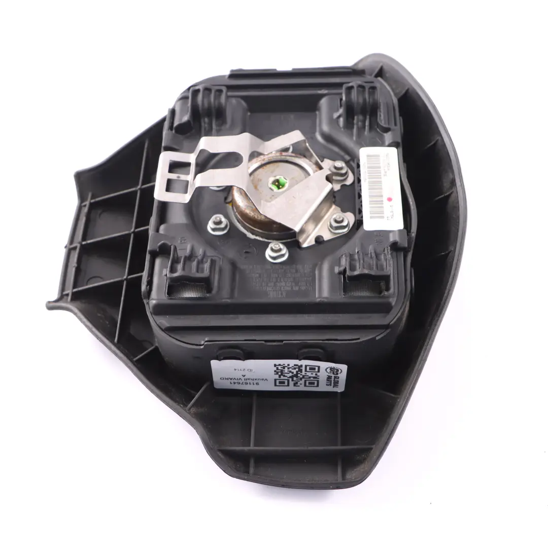Steering Wheel Air Module Driver Side Black to Vauxhall Vivaro A with Part number 91167641 Vauxhall Vivaro A Steering Wheel Air Module Driver Side Black - SKU 91167641 - Part number 91167641