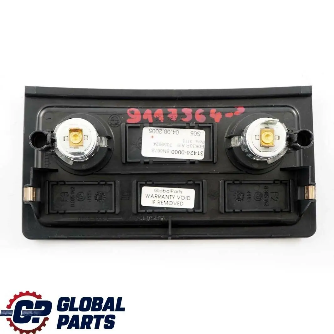 BMW 5 Series E60 E61 3 Rear Centre Console Cigarette Lighter Trim Black - SKU 9117364 -3 - Part number 9117364