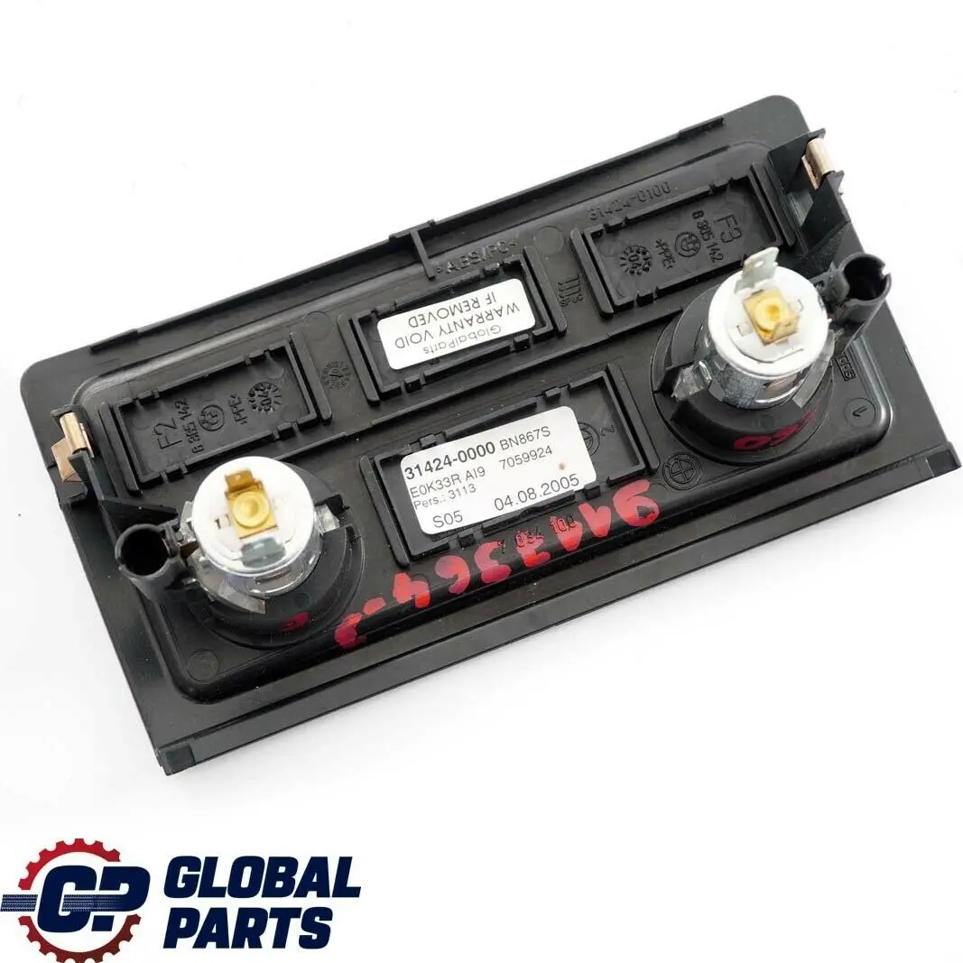 BMW 5 Series E60 E61 3 Rear Centre Console Cigarette Lighter Trim Black - SKU 9117364 -3 - Part number 9117364